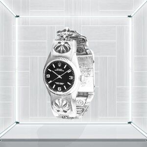 Chrome Hearts & Rolex - Black Dial Oyster Perpetual